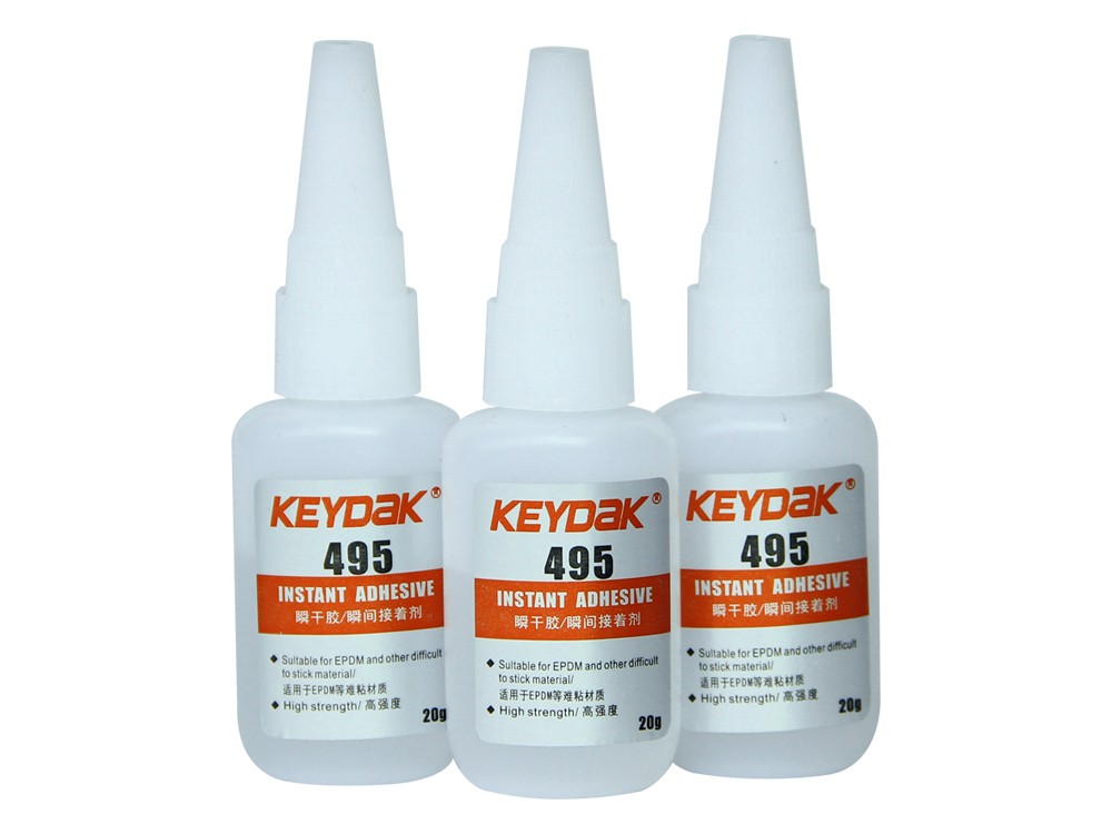 硅膠粘塑料-無鹵快干型-495